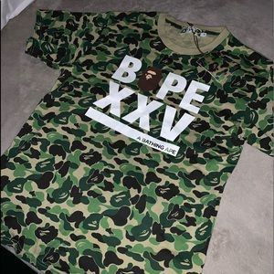Bape XXV camo t-shirt